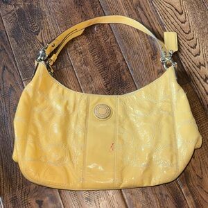 Coach Yellow Shoulder Bag